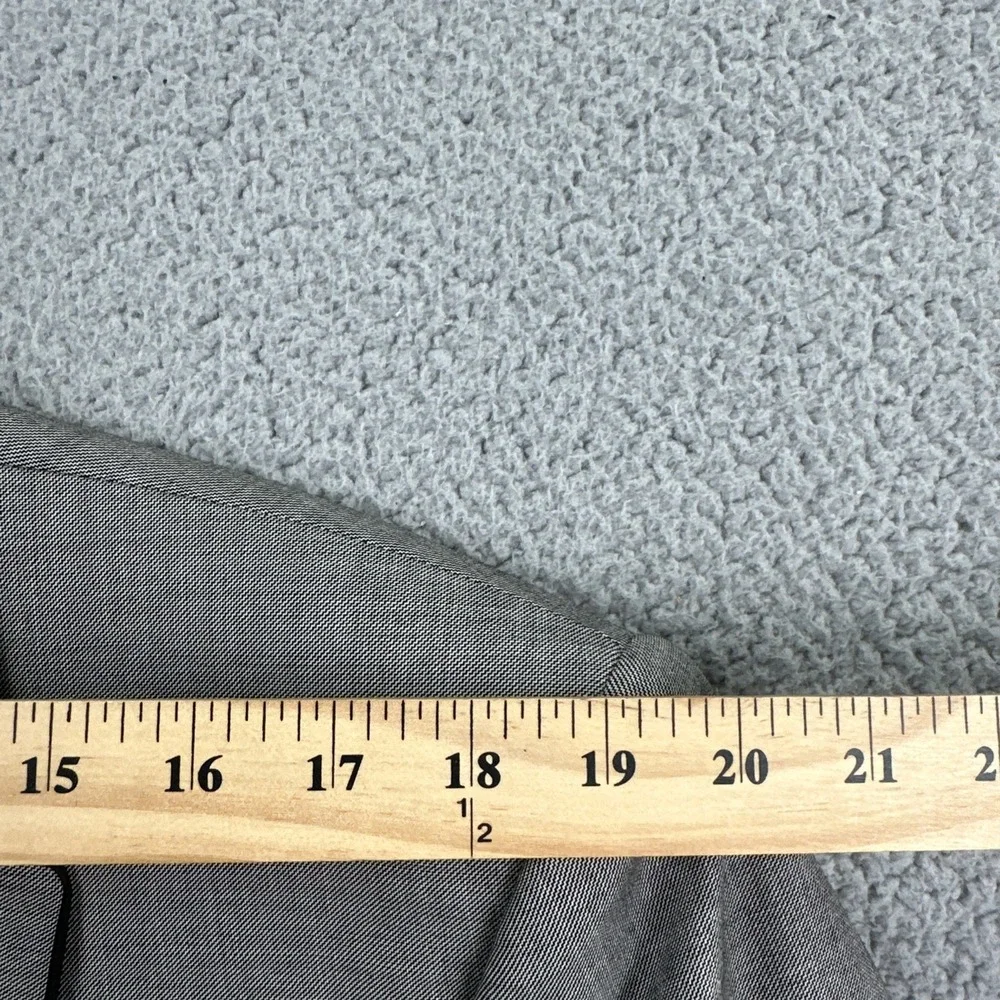 NEXT Signature Angelico Super 100s Blazer Men 46R Grey Slim Fit Woven in Italy